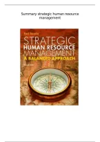 Summary Strategic Human Resource Management &vert; Radboud &vert; 2026&sol;27