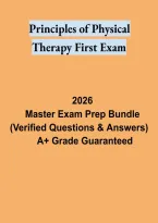 Principles of Physical Therapy &ndash; First Exam Study Guide and Practice Review