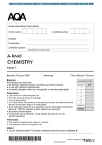 AQA A-Level Chemistry Paper 3 Combined Question Paper & Final Mark Scheme 2026