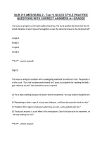 NUR 210 Final Exam Questions With Correct Answers A&plus; Graded Complete Package Deal