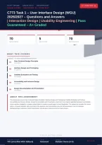 WGU C773 User Interface Design Task 1 Interface Excellence 2026&sol;2027 &ndash; Questions and Answers &vert; Complete Verified Answers &vert; Detailed Rationales &ndash; Pass Guaranteed &ndash; A&plus; Graded