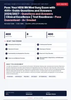 HESI RN Med Surg Exam Guide 400&plus; Questions 2026&sol;2027 &ndash; Questions and Answers &vert; 100&percnt; Verified &vert; Complete Verified Answers &ndash; Pass Guaranteed &ndash; A&plus; Graded