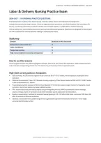 NURS 4322 Labor & Delivery Nursing Practice Exam&colon; 110 Questions &lpar;PDF&rpar; &vert; 2026&ndash;2027 &vert; Southern Utah University