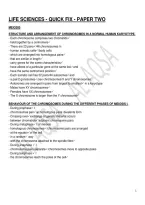 Life Sciences Paper 2 &ndash; Grade 12 Exam Revision Notes on Genetics&comma; Evolution and Human Evolution