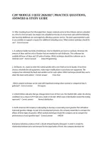 C207 Module 3 Quiz 2026&sol;2027 &vert; Practice Questions&comma; Answers & Study Guide