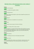Pbh Bio Final Updated Questions And Correct&NewLine;Answers