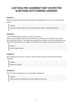 C207 Wgu Pre-Assement Part Ii Expected&NewLine;Questions With Verified Answers