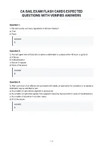 Ca Bail Exam Flash Cards Expected&NewLine;Questions With Verified Answers&NewLine;