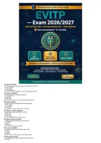 Evitp - Exam 2026&sol;2027 &vert; Verified Q&A &vert; Detailed Rationales &vert; Ngn-Aligned &vert; Pass Guaranteed &ndash; A&plus; Graded