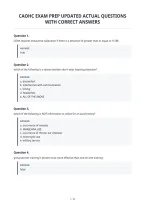 Caohc Exam Prep Updated Actual Questions&NewLine;With Correct Answers