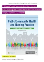 Test Bank for Public&sol;Community Health and Nursing Practice&colon; Caring for Populations 3rd Edition by Savage&comma; Gillespie & Whitehouse &vert; 2026 Updated