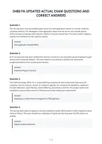 D488 Pa Updated Actual Exam Questions And&NewLine;Correct Answers&NewLine;