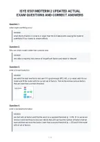 Isye 6501 Midterm 2 Updated Actual&NewLine;Exam Questions And Correct Answers
