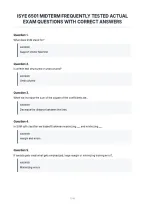 Isye 6501 Midterm Frequently Tested Actual&NewLine;Exam Questions With Correct Answers