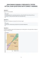 Jean Inman Domain 3 Frequently Tested&NewLine;Actual Exam Questions With Correct Answers