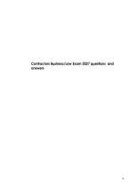 Contractors Business and Law Exam 2027 &vert; Questions and Answers&NewLine;