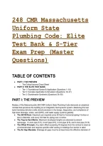 2026&sol;2027 248 CMR Massachusetts Uniform State Plumbing Code&colon; Elite Test Bank & S-Tier Exam Prep &lpar;Master Questions&rpar;