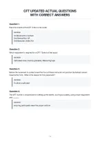 Cft Updated Actual Questions&NewLine;With Correct Answers