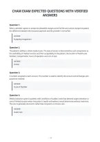 Cham Updated Actual Exam Questions And&NewLine;Correct Answers