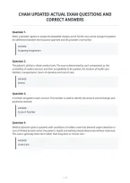 Chamberlain Nr507 Midterm&NewLine;Exam Frequently Tested Actual&NewLine;Questions With Correct Answers