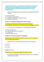 Nccer Electrical Level 2 Test Newest Evaluated Exam Practice 120 &NewLine;Questions 2026-2027&vert;Original Questions & Answers &vert;Detailed &NewLine;Rationales &vert;Hinted Complete Exam Prep Graded A&plus;&ast;Instant &NewLine;Download Pdf&ast; 