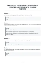 Dell Client Foundations Study Guide&NewLine;Expected Questions With Verified&NewLine;Answers