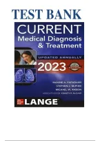 Test Bank for CURRENT Medical Diagnosis and Treatment &lpar;CMDT&rpar; 2023&ndash;2024&comma; 62nd Edition by Maxine A&period; Papadakis&comma; Stephen J&period; McPhee&comma; Michael W&period; Rabow & Kenneth R&period; McQuaid &ndash; Complete Chapters 1&ndash;42 with Verified Answers & Detailed Rationales