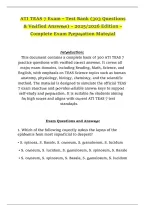 ATI TEAS 7 Exam Prep 2025&ndash;2026 &vert; Practice Questions&comma; Answer Explanations & Study Guide