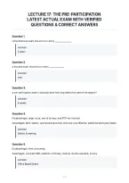 Lecture 17&colon; The Pre-Participation&NewLine;Latest Actual Exam With Verified&NewLine;Questions & Correct Answers