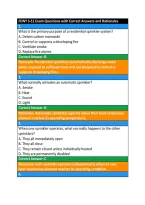 FDNY S-11 Exam Questions with Correct Answers and Rationales &NewLine;