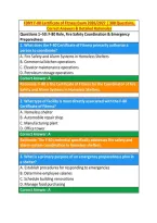 FDNY F-80 Certificate of Fitness Exam 2026&sol;2027 &vert; 300 Questions&comma; &NewLine;Correct Answers & Detailed Rationales 