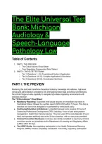 2026&sol;2027 S-Tier Michigan Audiology & Speech-Language Pathology Law Exam Bank &vert; Elite Q&A &plus; Critical Axioms Cheat Sheet