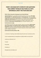 FSDNY S-98 EXAM WITH COMPLETE 300 QUESTIONS AND CORRECT DETAILED SOLUTIONS ALL WITH RATIONALES LATEST THIS YEAR 2026-2027&period;pdf&NewLine;&NewLine;Prepare for the FDNY S-98 Certificate of Fitness examination with 300 practice multiple-choice questions&comma; correct answers&comma; det