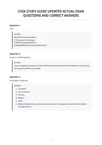 Chia Study Guide Updated Actual Exam&NewLine;Questions And Correct Answers