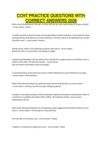 Ccht Practice Questions With Correct Answers 2026&period;