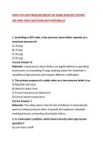 Fdny P-99 Low Pressure Boiler Cof Exam 2026&sol;2027 Update&NewLine;200 Core Topic Questions With Rationales&NewLine;