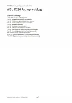 WGU D236 Pathophysiology &lpar;2026&rpar; &vert; 140 Practice Questions&comma; Answers & Rationales
