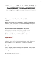 COMSAE Phase 1 Form 113 Practice Exam 2026 &ndash; 190 COMLEX-USA &NewLine;Level 1-Style Questions with Answers & Detailed Rationales&comma; &NewLine;Foundational Biomedical Sciences&comma; Pathology&comma; Pharmacology&comma; &NewLine;Microbiology&comma; Physiology&comma; Biochemistry & Osteopathic Principles