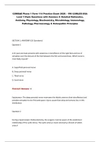 COMSAE Phase 1 Form 114 Practice Exam 2026 &ndash; 190 COMLEX-USA &NewLine;Level 1-Style Questions with Answers & Detailed Rationales&comma; &NewLine;Anatomy&comma; Physiology&comma; Biochemistry&comma; Microbiology&comma; Immunology&comma; &NewLine;Pathology&comma; Pharmacology & Osteopathic Principles