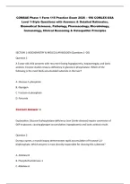 COMSAE Phase 1 Form 115 Practice Exam 2026 &ndash; 190 COMLEX-USA &NewLine;Level 1-Style Questions with Answers & Detailed Rationales&comma; &NewLine;Biomedical Sciences&comma; Pathology&comma; Pharmacology&comma; Microbiology&comma; &NewLine;Immunology&comma; Clinical Reasoning & Osteopathic Principles