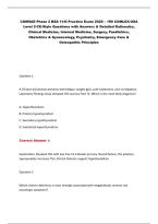 COMSAE Phase 2 BSA 114i Practice Exam 2026 &ndash; 190 COMLEX-USA &NewLine;Level 2-CE-Style Questions with Answers & Detailed Rationales&comma; &NewLine;Clinical Medicine&comma; Internal Medicine&comma; Surgery&comma; Paediatrics&comma; &NewLine;Obstetrics & Gynaecology&comma; Psychiatry&comma; Emergency Care & &NewLine;Osteopath