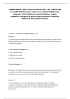 COMSAE Phase 2 BSA 115i Practice Exam 2026 &ndash; 190 COMLEX-USA &NewLine;Level 2-CE-Style Questions with Answers & Detailed Rationales&comma; &NewLine;Integrated Clinical Medicine&comma; Internal Medicine&comma; Surgery&comma; &NewLine;Paediatrics&comma; Obstetrics & Gynaecology&comma; Psychiatry&comma; Emergency &NewLine;Medic