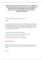 COMSAE Phase 2 BSA 116 Practice Exam 2026 &ndash; 190&plus; COMLEX-USA&NewLine;Level 2-CE-Style Questions with Answers & Detailed Rationales&comma; &NewLine;Clinical Medicine&comma; Internal Medicine&comma; Surgery&comma; Paediatrics&comma; &NewLine;Obstetrics & Gynaecology&comma; Psychiatry&comma; Emergency Care & &NewLine;Osteopathi