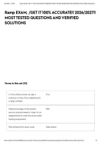 Ramp Exam&comma; &sol;Get It 100&percnt; Accurate&excl;&excl; 2026&sol;2027&excl;&excl; Most Tested Questions And Verified Solutions&NewLine;