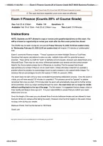 MGT 8803&vert;Exam II Finance &lpar;Counts 20&percnt; of Course Grade&rpar;&vert; With complete solution&vert; Updated RATED A&plus; &vert; 100&percnt; Correct 