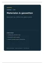 Natuurkunde 4 VWO &ndash; Materialen&comma; Dichtheid en Gaswetten &vert; Samenvatting met Oefensommen