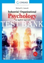 Test Bank &mdash; Industrial&sol;Organizational Psychology&colon; An Applied Approach&comma; 9th Edition &lpar;Aamodt&comma; 2022&rpar; &vert; All Chapters 1&ndash;15 Covered&NewLine;