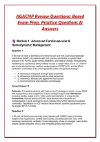 AGACNP Review Questions&colon; Board Exam Prep&comma; Practice Questions & Answers