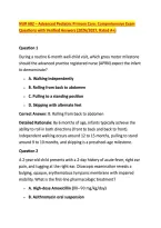 NUR 682 &ndash; Advanced Pediatric Primary Care&colon; Comprehensive Exam &NewLine;Questions with Verified Answers &lpar;2026&sol;2027&comma; Rated A&plus;&rpar; 