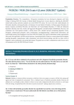 NUR 256 EXAM 4 ACTUAL EXAM 2026&sol;2027 &vert; Concepts of Mental Health Nursing &vert; Complete Guide with Verified Answers &vert; Galen &vert; Pass Guaranteed - A&plus; Graded&NewLine;&NewLine;